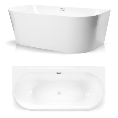 Wanna Pari 150 wolnostojąca biała biały 150 x 80