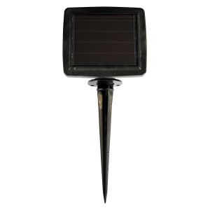 Panel solarny t.b.t. do łańcuchów świetlnych solarnych, zbliżenie.