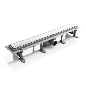 t.b.t. Odwodnienie liniowe prysznicowe ze stali nierdzewnej do kabin typu walk-in.