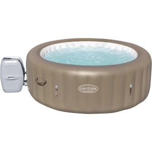 Bestway Lay-Z-Spa Palm Springs AirJet, nadmuchiwane jacuzzi w kolorze taupe z pompą.