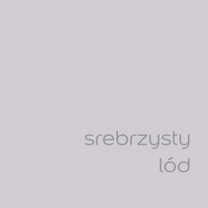 Próbka koloru farby do ścian t.b.t. w odcieniu srebrnego lodu.