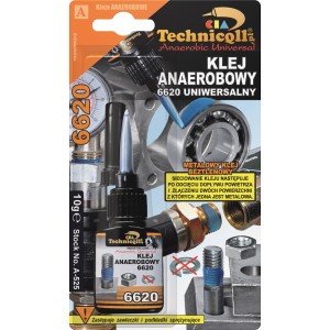 Technicoll Klej anaerobowy uniwersalny 6620 do połączeń metalowych.