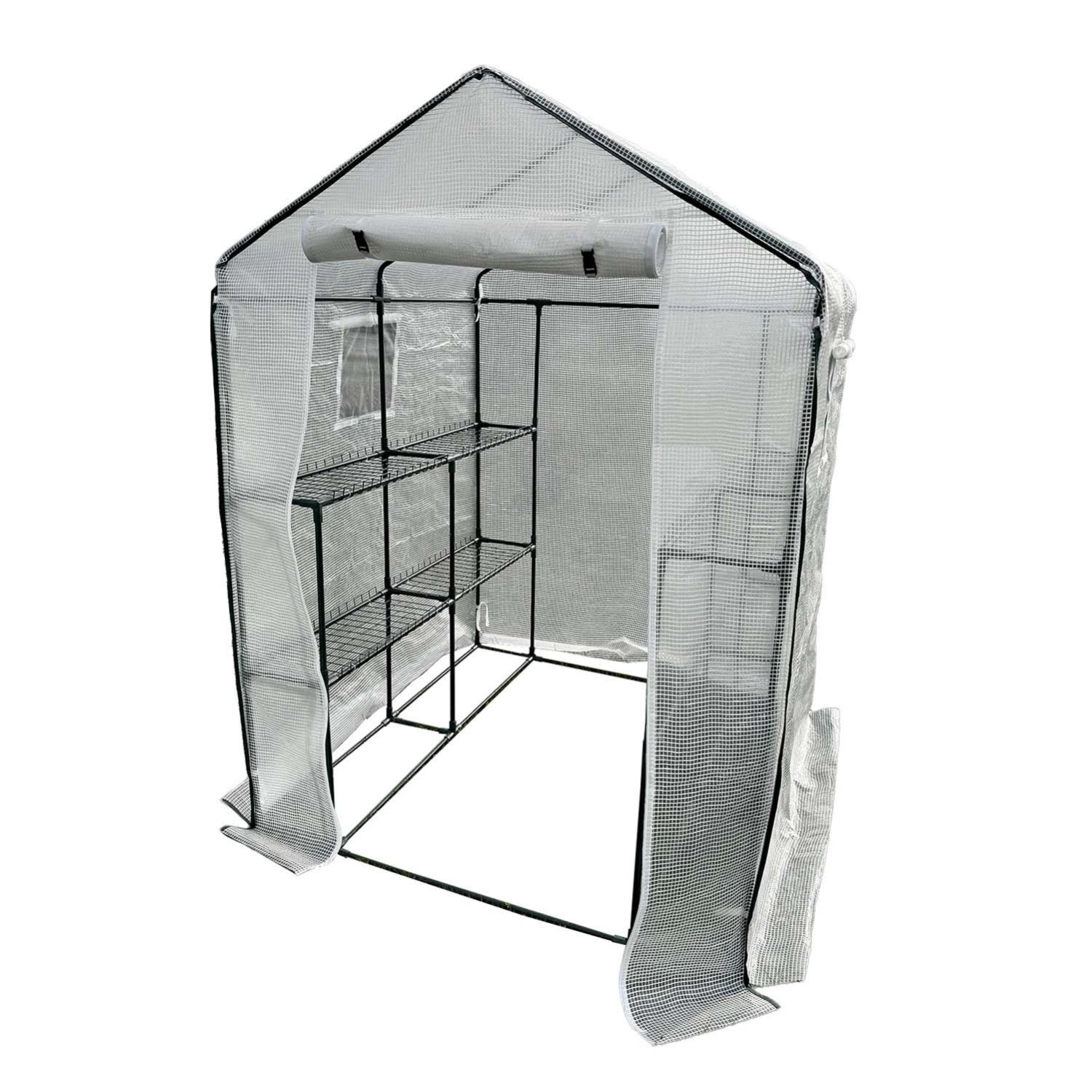 4IQ Mini tunel z półkami biały 140 x 140 cm, wys. 200 cm — test i opinia