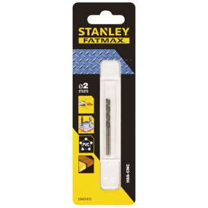 Wiertło do metalu Stanley FATMAX, 2mm, HSS-CNC, do metalu i PVC.