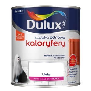 Dulux Emalia biała do kaloryferów, puszka 0,75L.