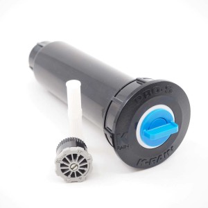 Zraszacz K-Rain PRO-S z dyszą, regulowany zraszacz trawnikowy do nawadniania ogrodu.