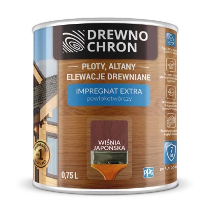 Drewnochron Impregnat Extra powłokotwórczy wiśnia japońska - 0,75L