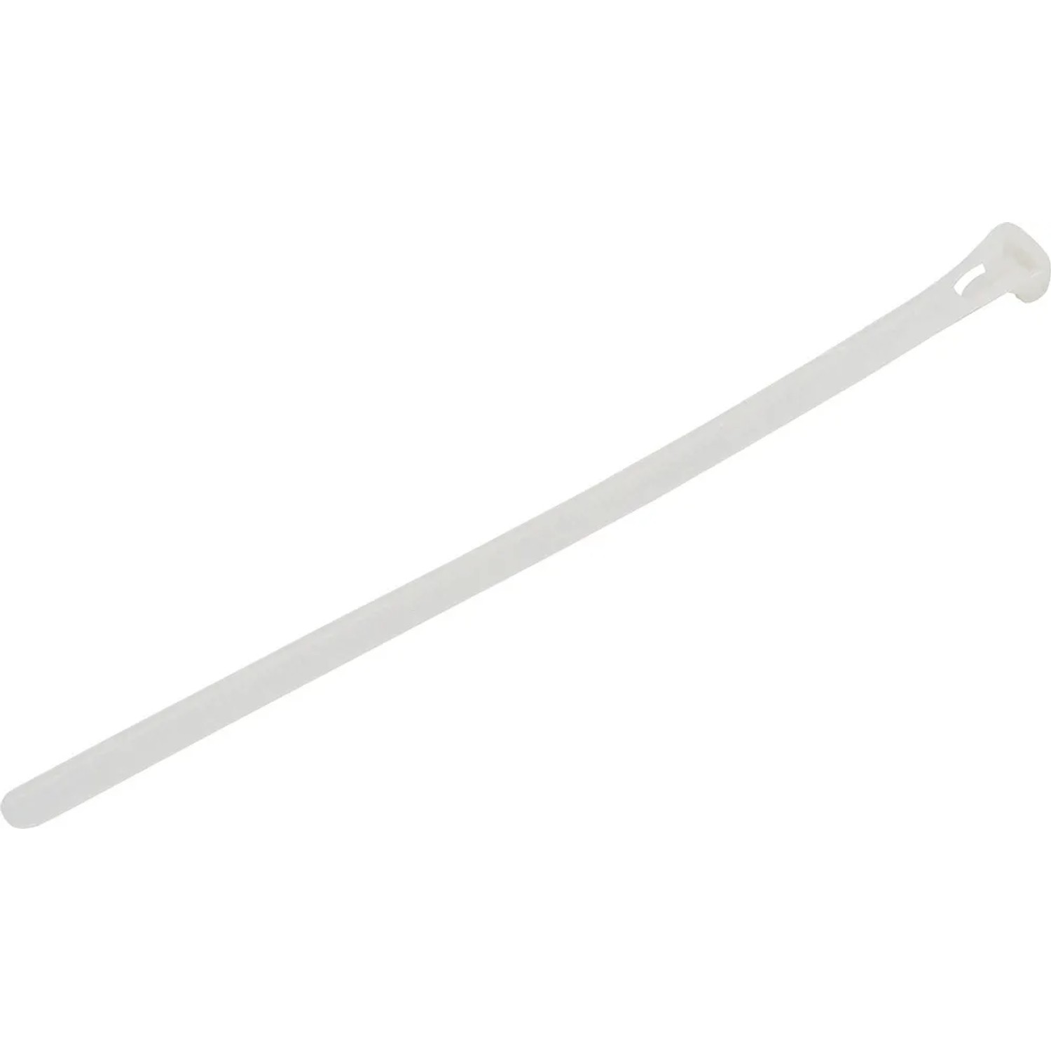 LUX-TOOLS Opaski do kabli białe 7,6 x 200 mm 25 szt.