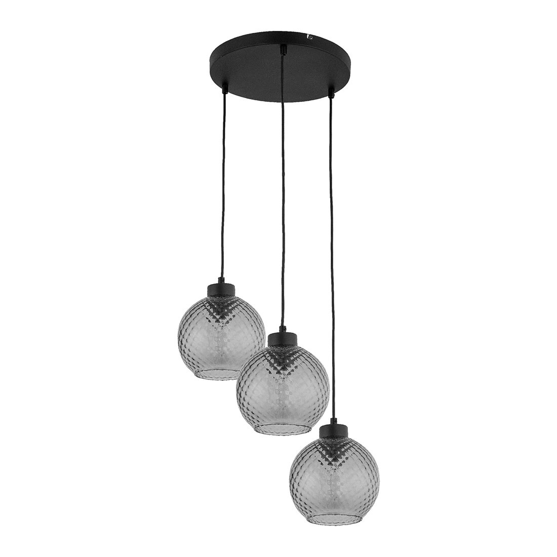 TK Lighting Lampa wisząca DEVON 3xE27 15W grafit kupuj w OBI