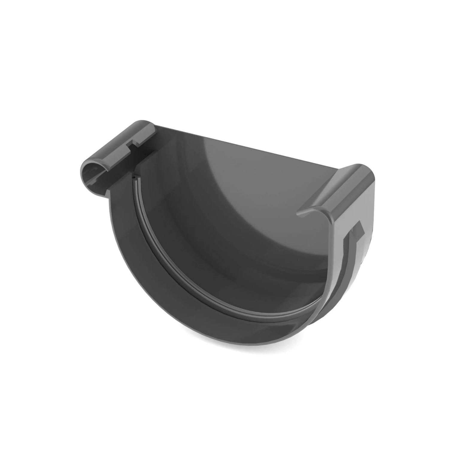 Bryza Denko lewe 125 mm PVC grafitowe
