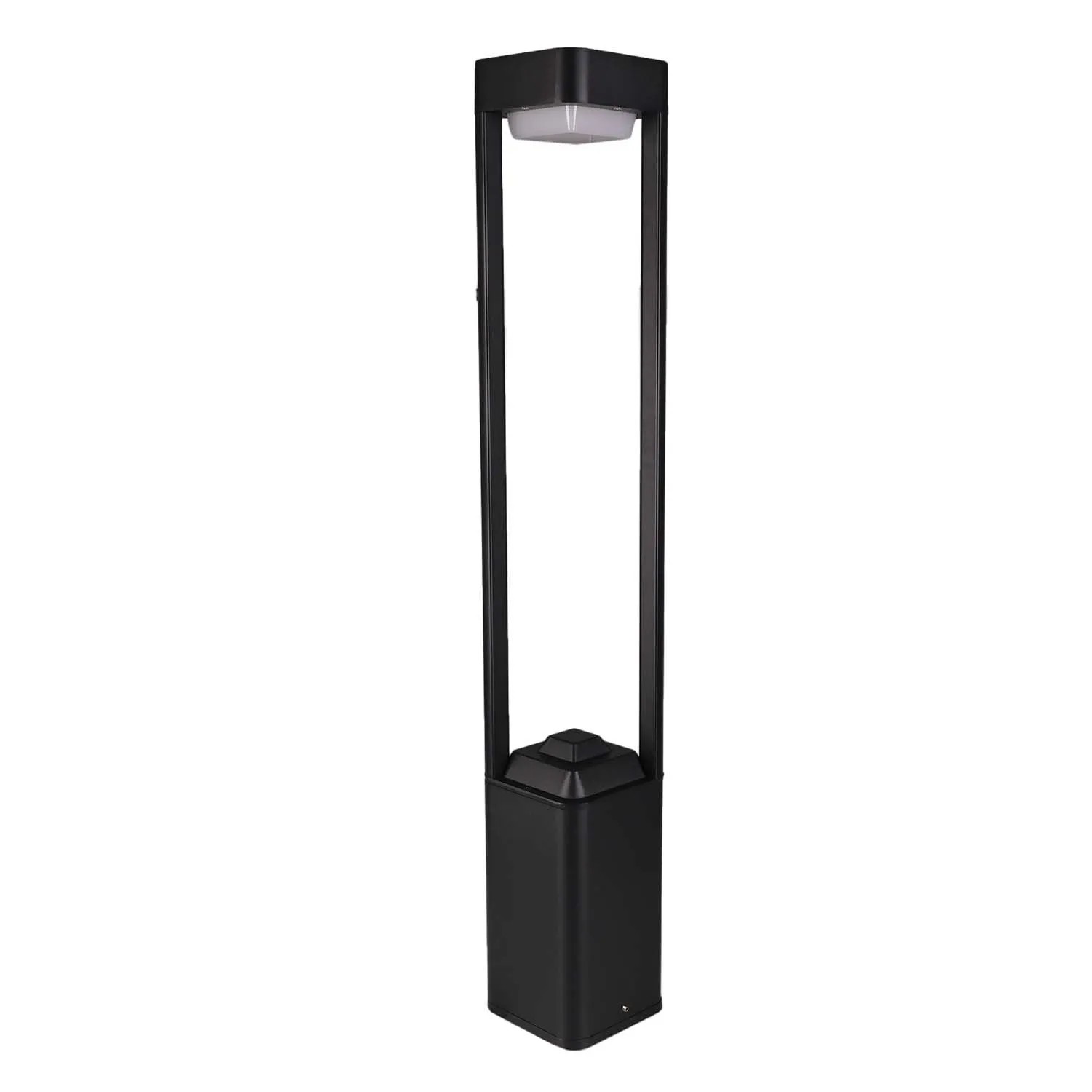 Goldlux Lampa ogrodowa słupek KIRUNA 12W 4000K 1200lm IP44 wys. 80cm czarna