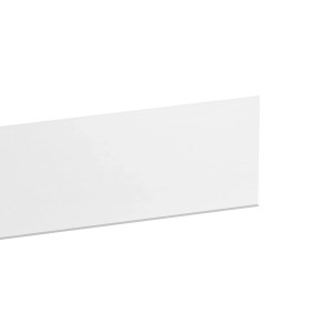 Plastikowa osłona Gardinia, biała, szerokość 7 cm, do karniszy sufitowych do dekoracyjnego projektowania.