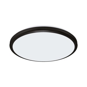 Struhm Plafoniera zewnętrzna PLANAR LED 24W 4000K 2640lm IP54 śr. 31,5cm czarna