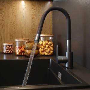 Granitan Bateria kuchenna elastyczna Grado gun grey