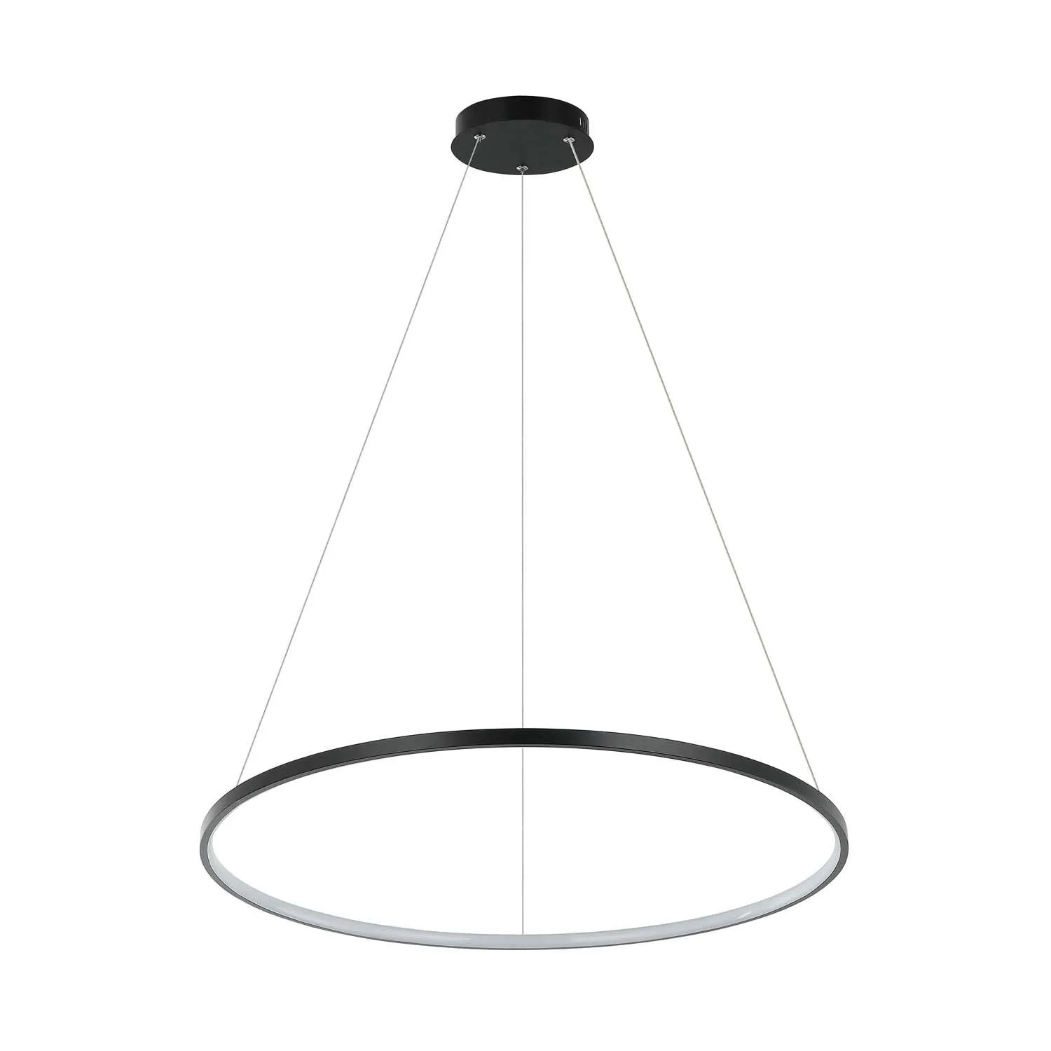 Light Prestige Lampa wisząca LED RING M 35W CCT 2880lm czarna
