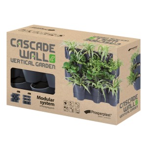 Opakowanie na ogród wertykalny Cascade Wall, modułowy system wiszących Doniczki wiszące.