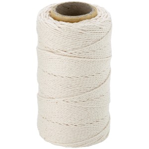 Sznurek bawełniany, średnica 1,5 mm, długość 100 m, na szpuli.