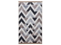 Uniglob Dywan drukowany TOBO 160 x 230 cm brązowy Uniglob Dywan drukowany TOBO 160 x 230 cm brązowy