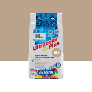 Mapei Ultracolor Plus fuga do płytek, kolor 188, worek 5kg. Do płytek.