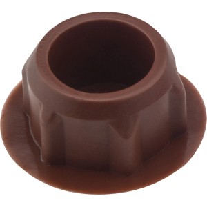 Brązowa zaślepka śruby t.b.t. do mebli