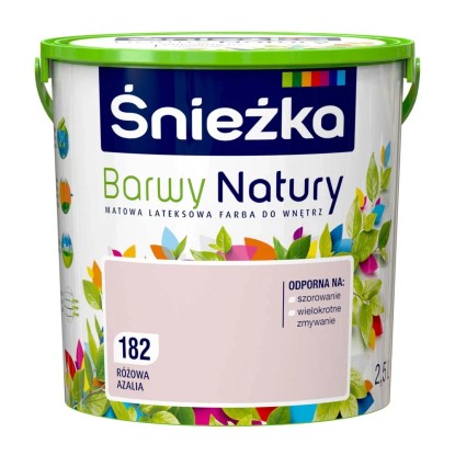 Farba Śnieżka Barwy Natury różowa azalia 2,5L