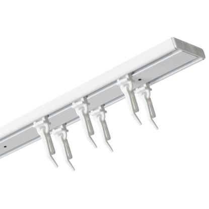 Szyna aluminiowa SLIM podwójna biała 300 cm