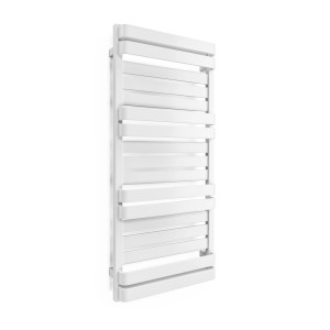 Biały grzejnik t.b.t. do łazienki i salonu.