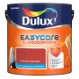 Dulux EasyCare farba do ścian w kolorze czerwonym, wiadro z farbą. Idealna do kolorowych ścian.