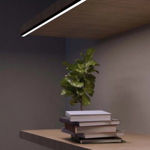 Eko-Light Profil LED natynkowy NT zestaw z kloszem mlecznym 2 m czarny