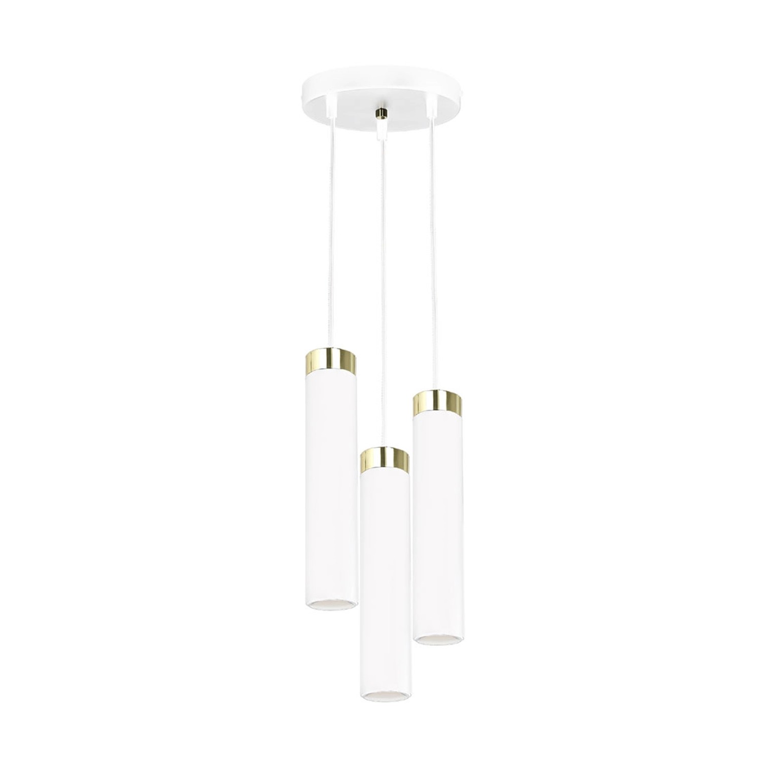 MiLAGRO Lampa JOKER biało-złota 3xGU10 8W