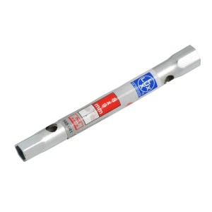 Klucz nasadowy rurowy LUX 8 mm x 9 mm Comfort, stal chromowana do śrub i nakrętek.