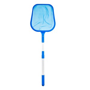 Summer Fun Standard podbierak z kijem, niebieska siatka do czyszczenia basenów i brodzików.