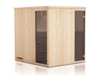 Sauna fińska Family 2018 W1 z witryną 194x175