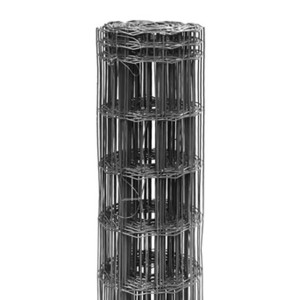 Rolka szarej siatki ogrodzeniowej do ogrodzeń i zagród