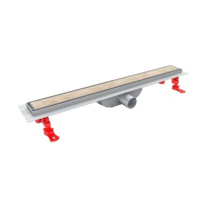 Tycner Odpływ liniowy Alfa Linear 2w1 inox 70cm