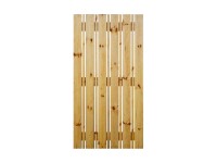 Płot szczelny Ernest dąb - 90 x 180 cm