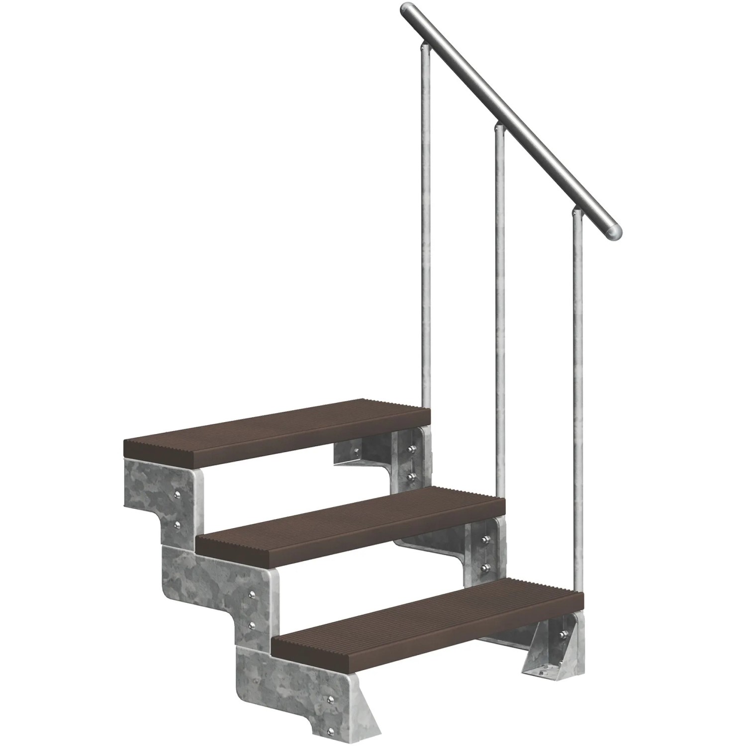 Dolle Schody zewnętrzne Garden Trimax Ciemny brąz 80 cm 3 stopni