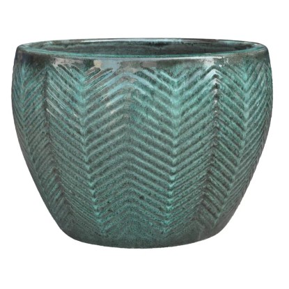 Donica SORRENTO zielona 27 cm