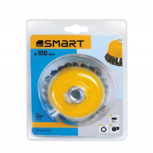 SMART365 Szczotka druciana garnkowa pleciona 100 mm