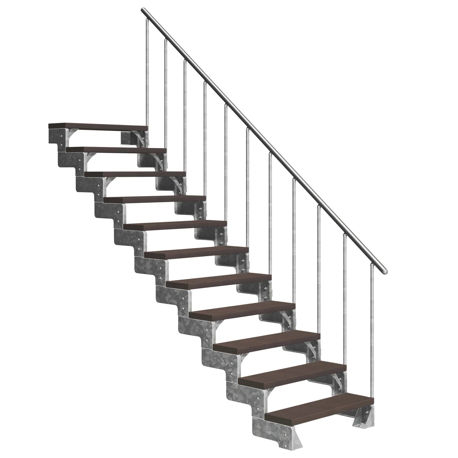 Dolle Schody zewnętrzne Garden Trimax Ciemny brąz 80 cm 11 stopni80 cm