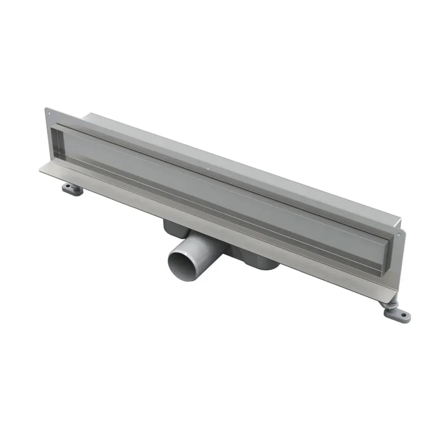 Vogi Odpływ ścienny płytka stalowa 30 cm