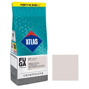 ATLAS Fuga do płytek w kolorze szarym, fuga ceramiczna, odcień Popielaty.