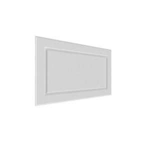 Biały front szafki kuchennej t.b.t. do zabudowy.