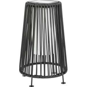 Lampa solarna stojąca AVIANO kosz wys. 35 cm IP44 czarna