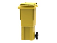 Pojemnik żółty na odpady z tworzyw sztucznych i metale - 60 l