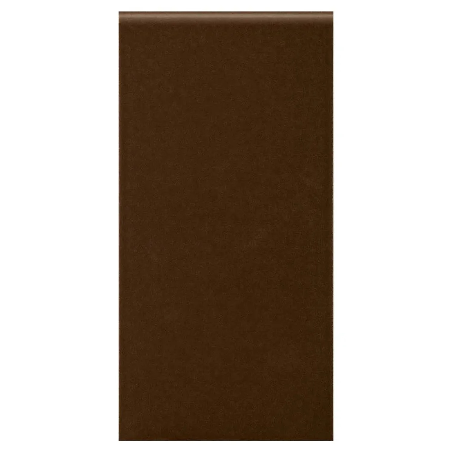 Klinkierowa szkliwiona płytka parapetowa brązowa 24,5 cm x 13,5 cm