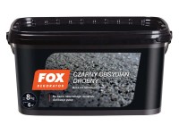 Tynk dekoracyjny FOX czarny obsydian 8kg Tynk dekoracyjny FOX czarny obsydian 8kg