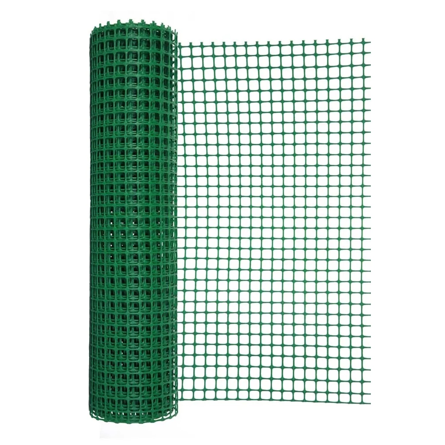 Siatka plastikowa zielona ocz. 15 x 15 mm - 0,5 x 5 m