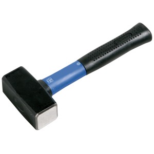 Młotek ślusarski LUX 1000g z trzonkiem z włókna szklanego, idealny dla majsterkowiczów i profesjonalistów.