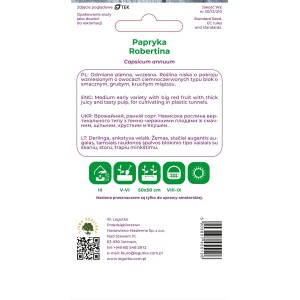 Legutko Papryka Robertina czerwona 0,5g